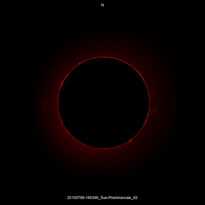 20100708-165346_Sun-Prominences_02.JPG -   ED-Fh d 101,9 / af 1270 (Prom.Ext-Tube) CANON-EOS5D (AFC-Filter) 400 ASA Filter: Ha0,22nm, 2*RG630, UV-IR-CUT 1 light-frame 1/400s Canon-RAW-Image, Adobe-PS-CS Reflexes from Insects  